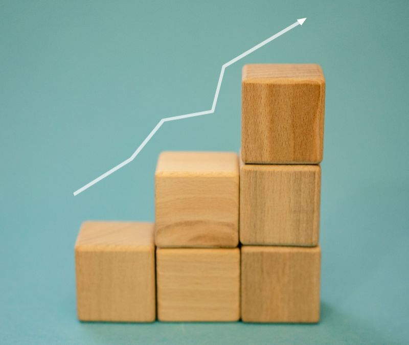 Representação de mercado em crescimento