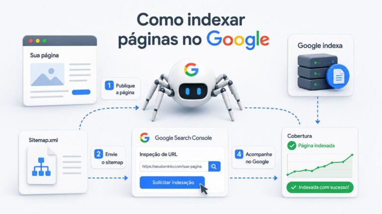 como indexar páginas no Google